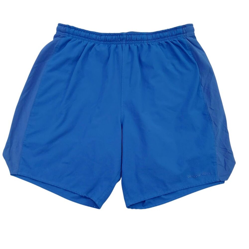 Outdoor Voices Shorts Mens Medium Royal Blue 7" Lined Performance Nylon Running